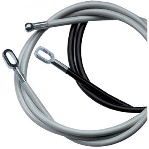 7 Foot Single Eyelet Security Cable (Grey)