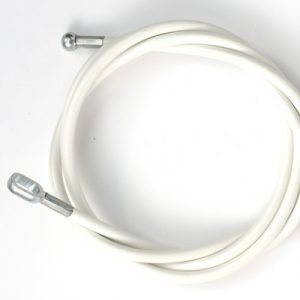 6 Foot Single-Eyelet Security Cable (White)