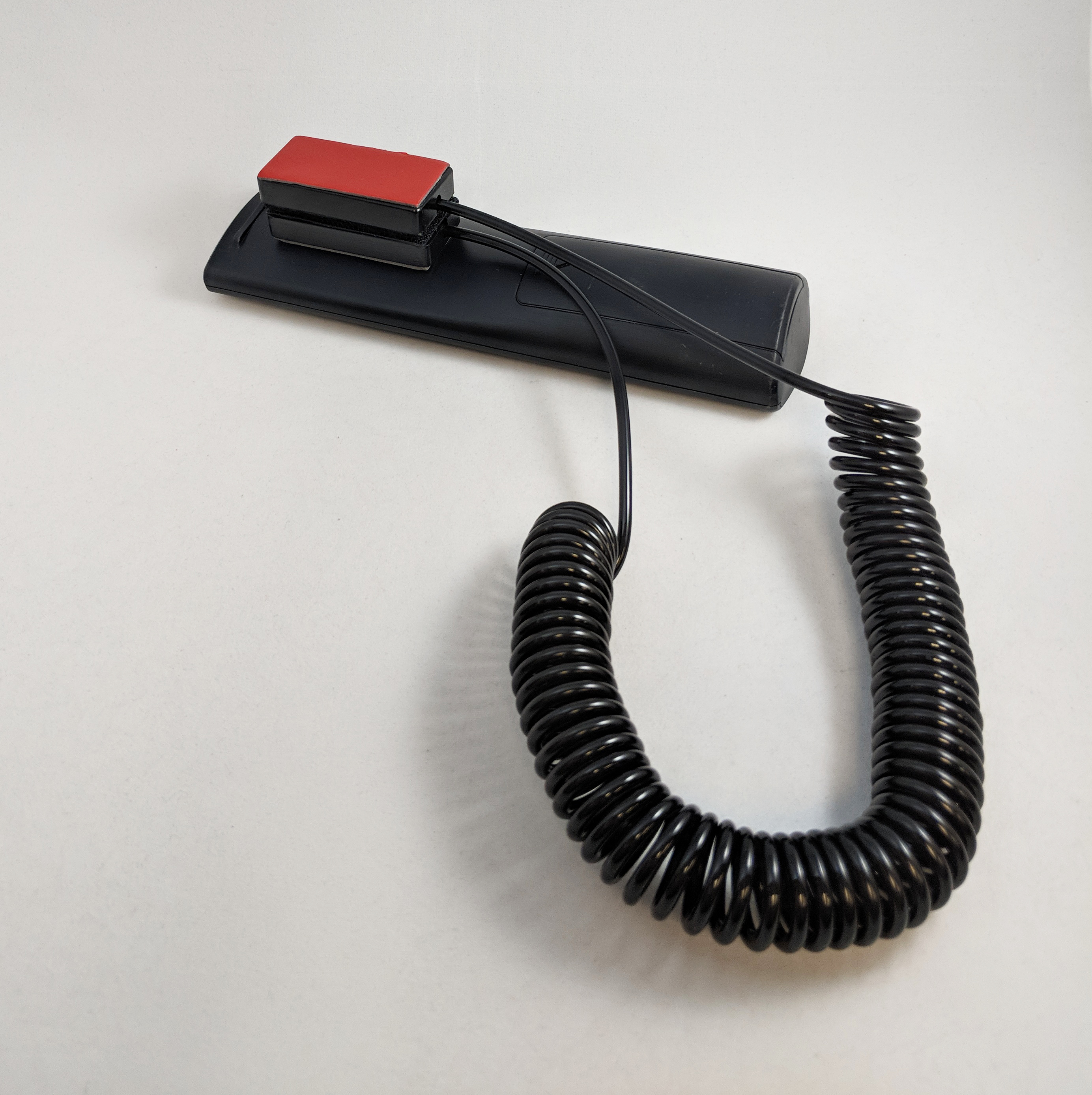 Installed on a remote control