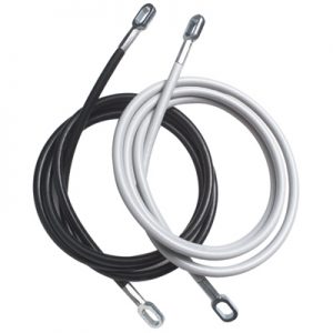 5 Foot Double Eyelet Security Cable (Black)